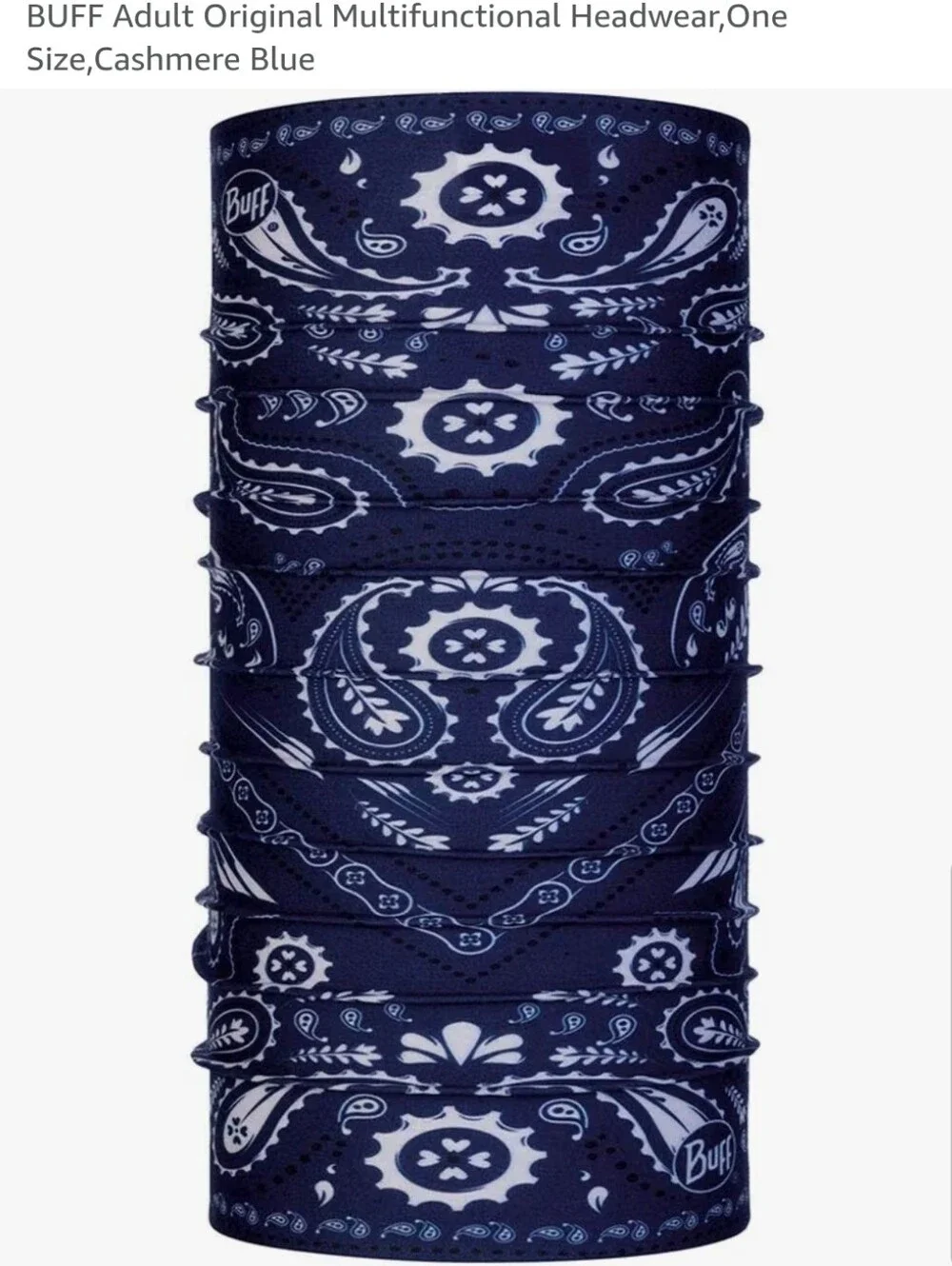 BUFF Adult Original Multifunctional Headwear One Size Cashmere Blue New